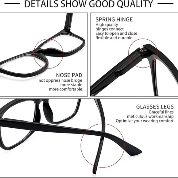 New (2) Blue Light Readers + (1) Full Reader Sunglasses +2.0 - Picture 15 of 16